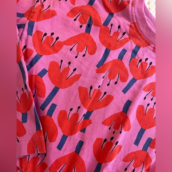 Hanna Andersson || Pink Poppy Ruffle Longsleeve + Jeans - Picture 6 of 8